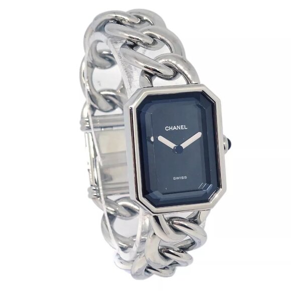 Chanel Premiere Quartz Watch Silver SS #M V.E. - Picture 1 of 7